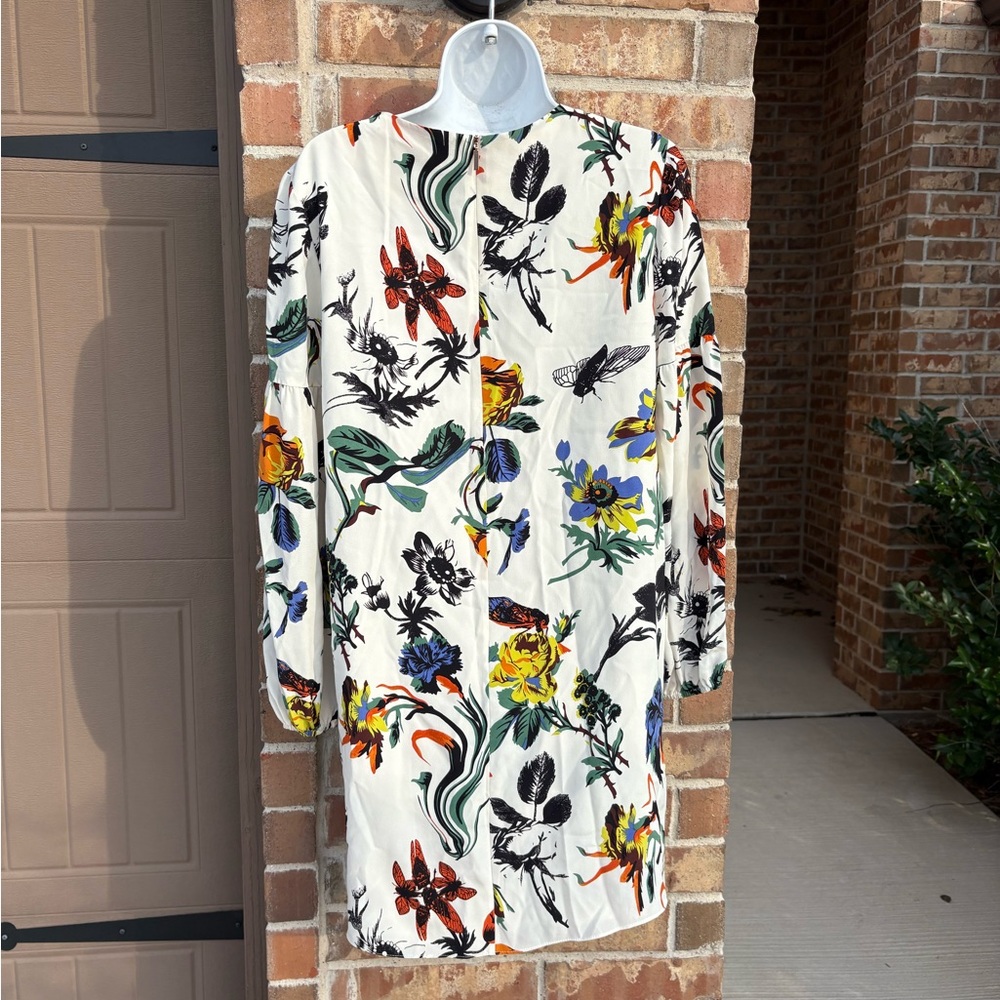 Tibi Ivory Gothic Floral Shift size 4 - Picture 8 of 11